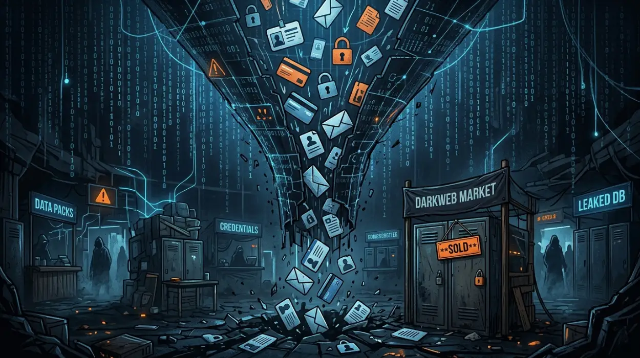 How Personal Information Ends Up for Sale on the Dark Web
