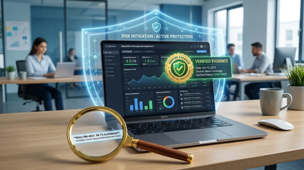 How does evidence-led reporting reduce removal and reputation risk?