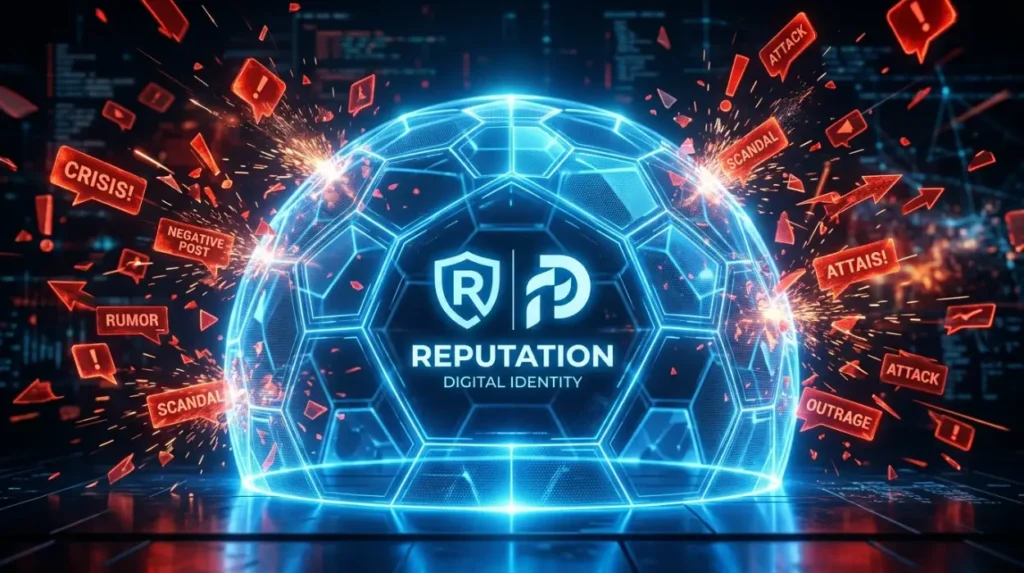 How does reputation management reduce risk from a social media pile-on?