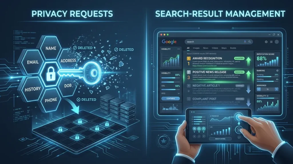 How effective are privacy requests compared with search-result management?