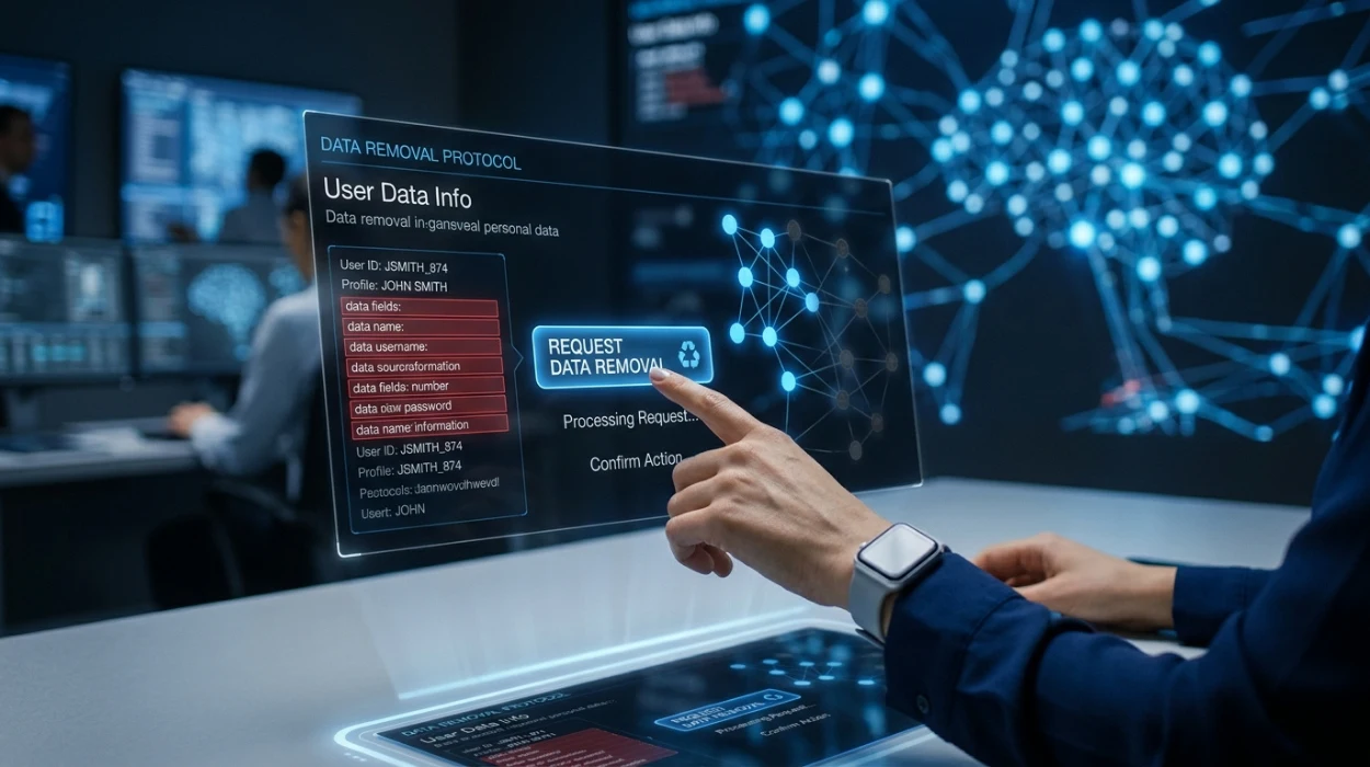 How to Request Removal of Personal Data Used in AI Training