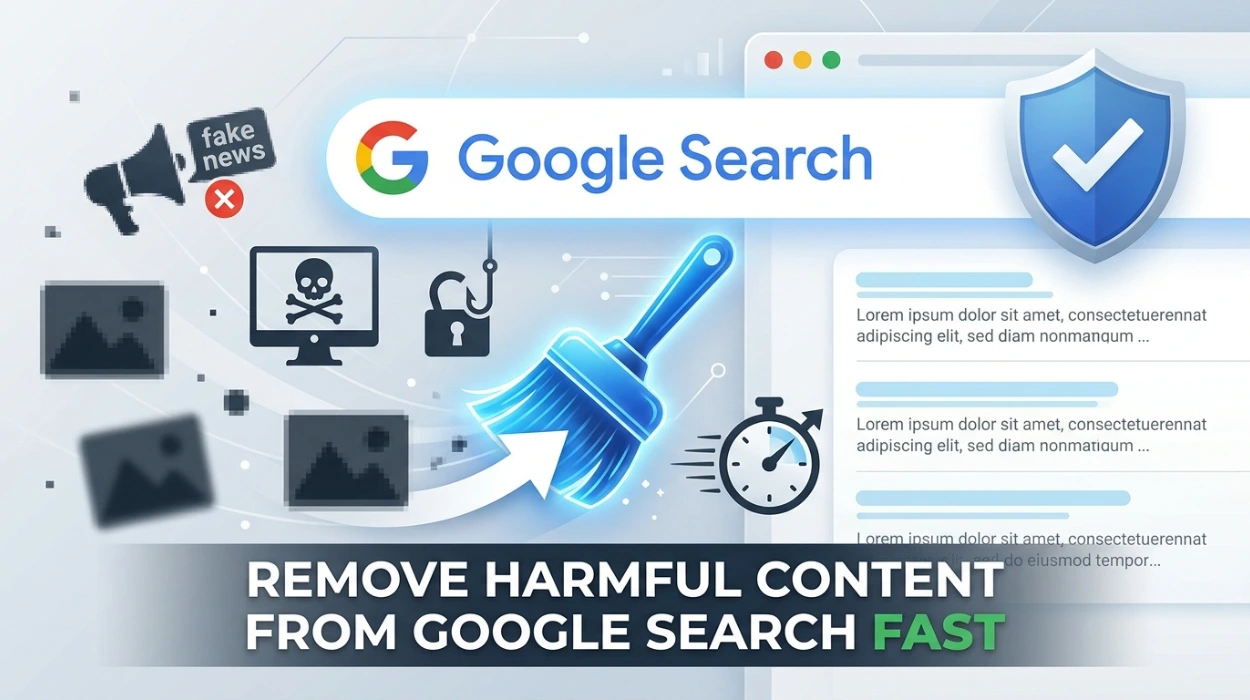 Remove Harmful Content from Google Search Fast