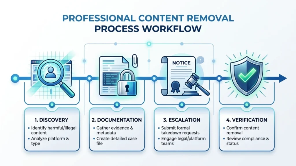 What Does a Professional Social Media Content Removal Process Involve?