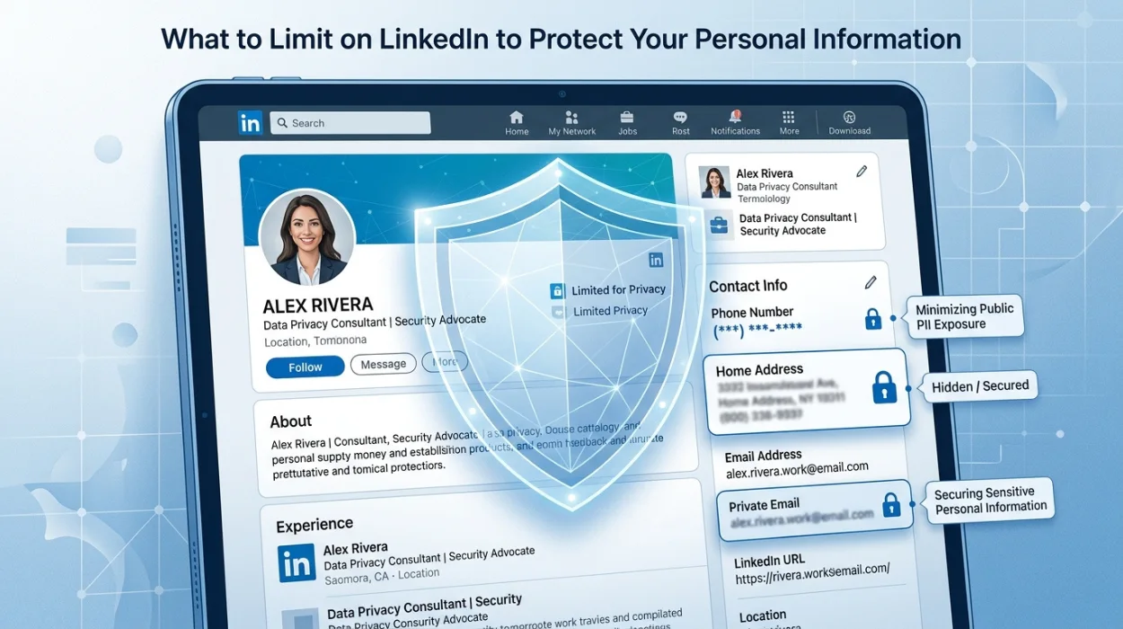 What to Limit on LinkedIn to Protect Your Personal Information