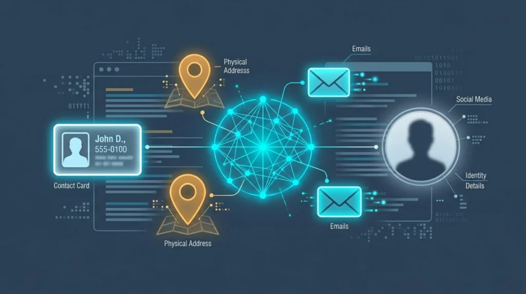 What types of personal information can appear in Google results?