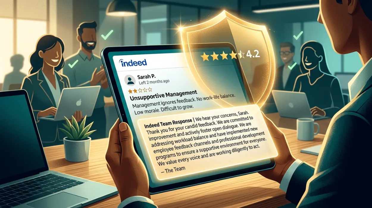 Why Responding Publicly to a Negative Indeed Review Matters