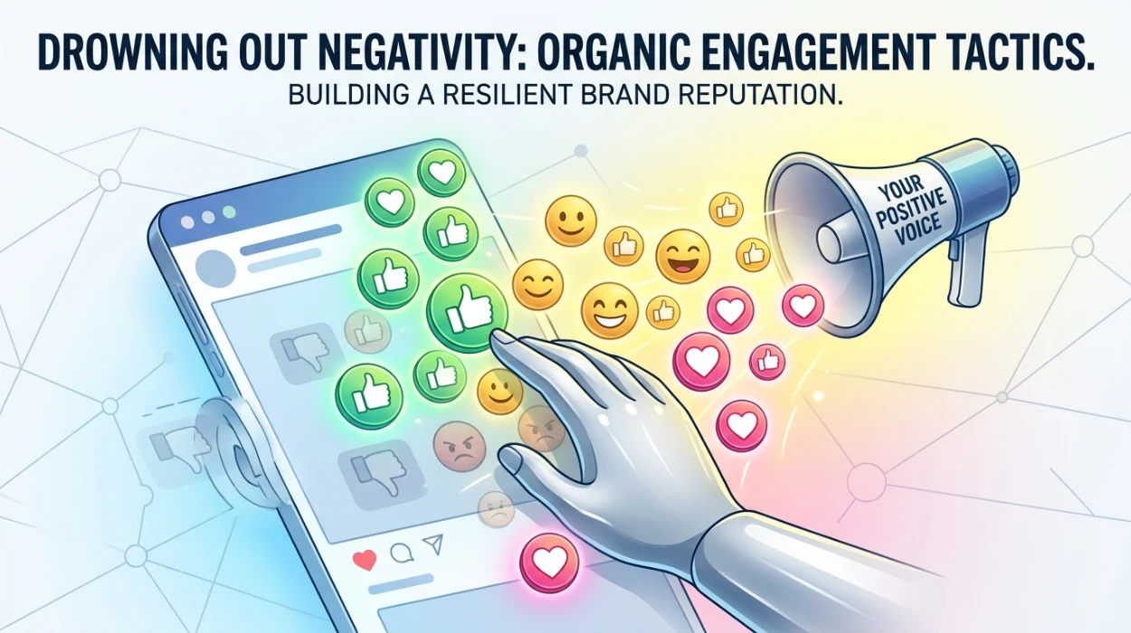 What Organic Engagement Tactics Help Drown Out Negative Comments?