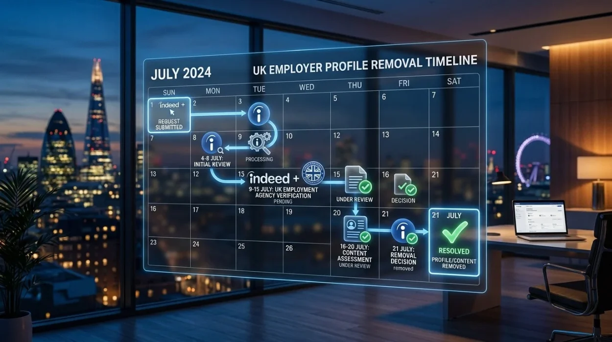 What Timeline UK Employers Should Expect for Indeed Removal