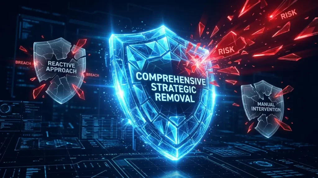 Which removal approach provides the strongest risk reduction?
