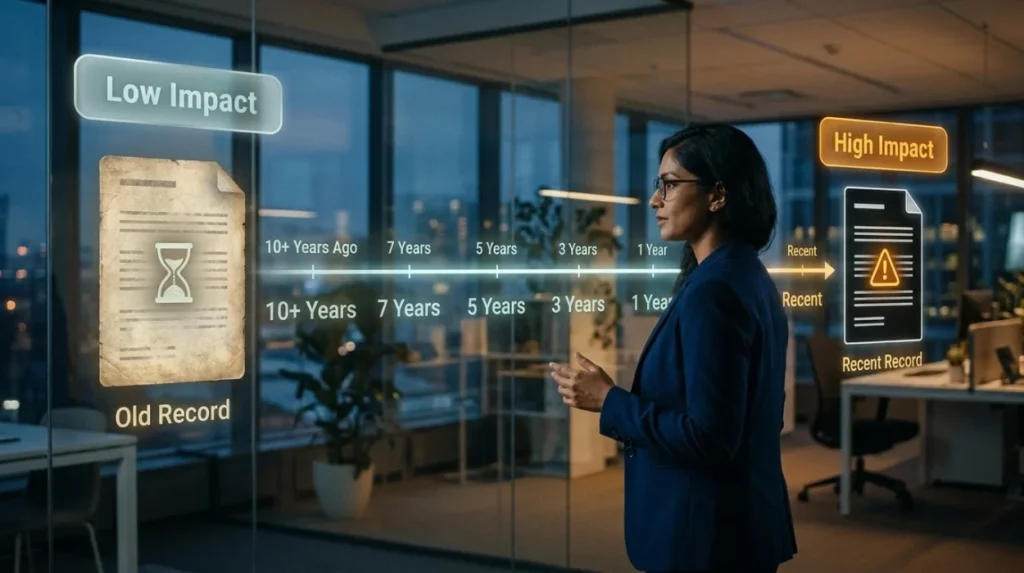 Does the Age of a Court Record Change Its Impact on Employment?