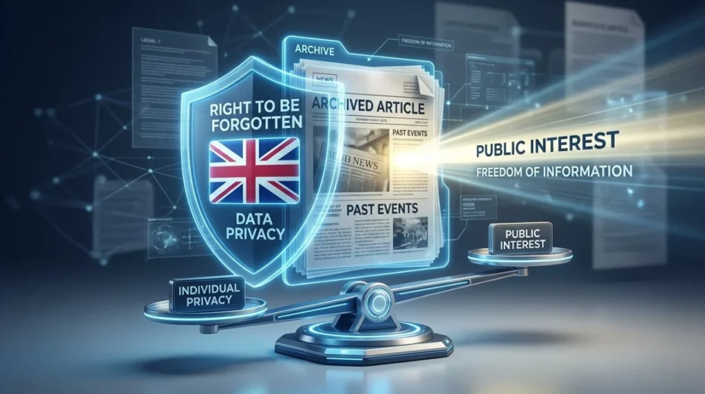 Does the UK right to be forgotten apply to old news articles?