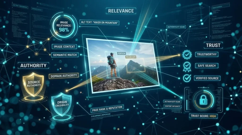 How Do Search Engines Evaluate Image Relevance, Authority and Trust?