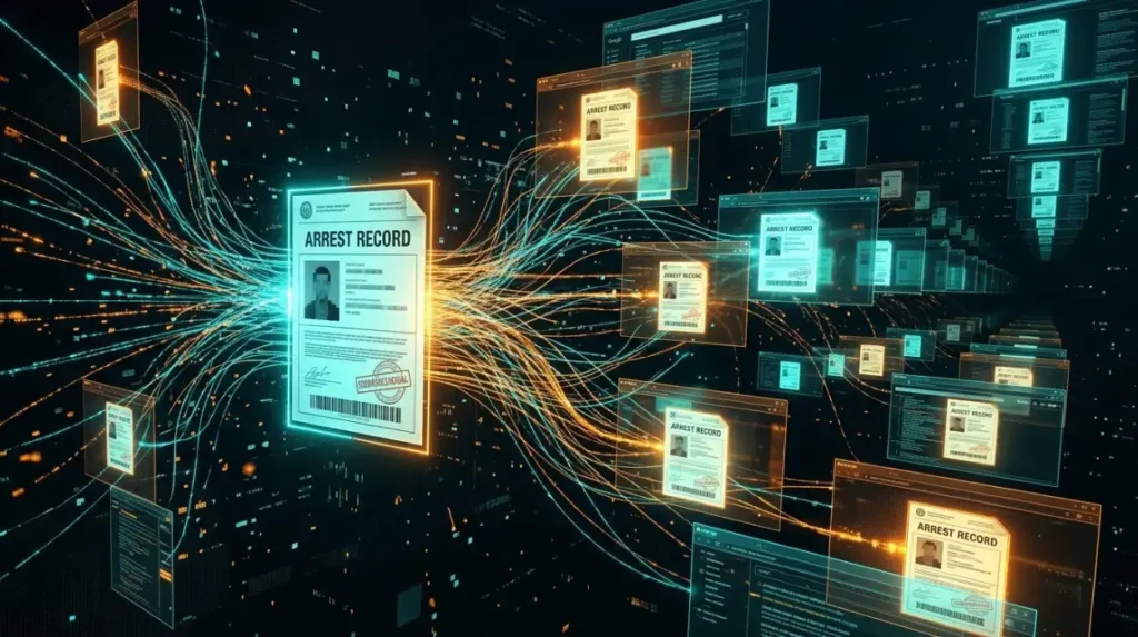 How Do Third-Party Websites Influence Arrest Record Visibility?