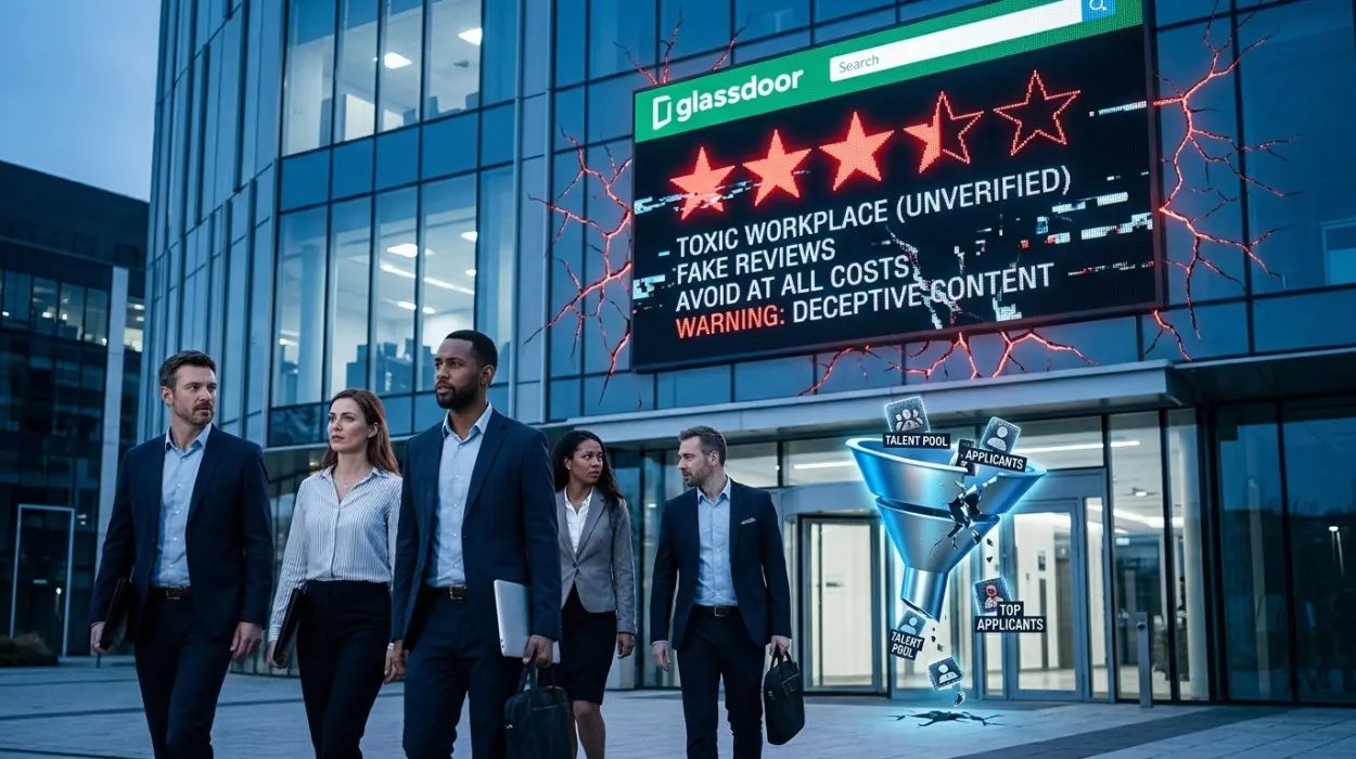 How Fake Glassdoor Reviews Damage Corporate Recruitment and Hiring Pipelines