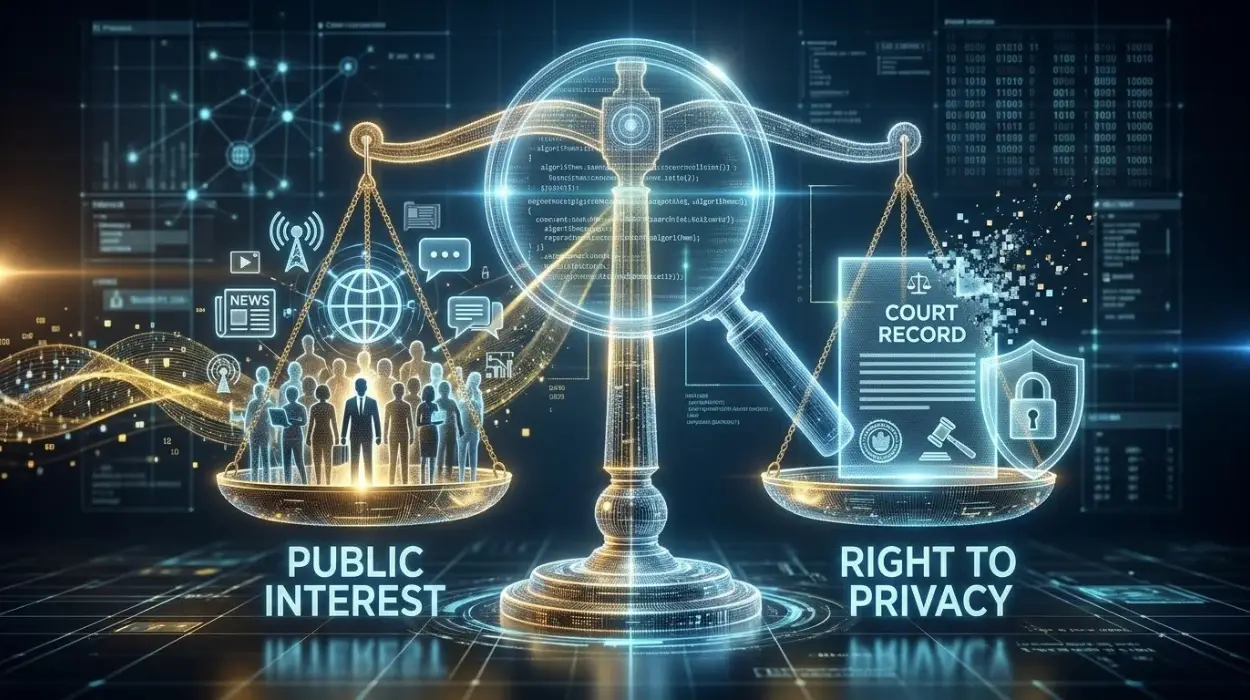 How Search Engines Evaluate Public Interest Against Court Record Removal