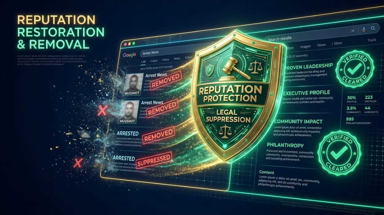 Remove Cleared Arrest News Articles Today with Our Reputation Experts