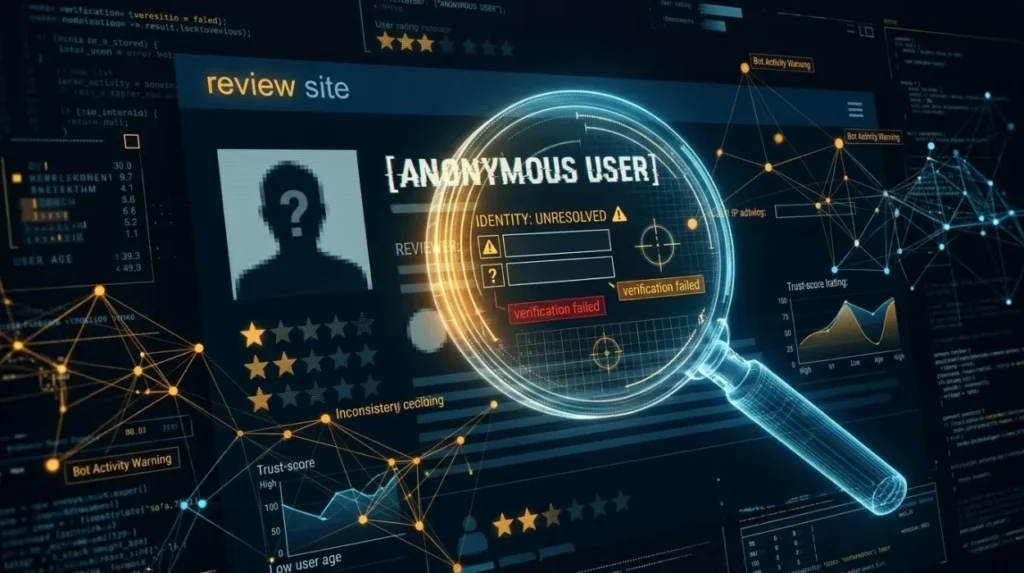 What Makes Anonymous Negative Reviews Difficult to Evaluate?