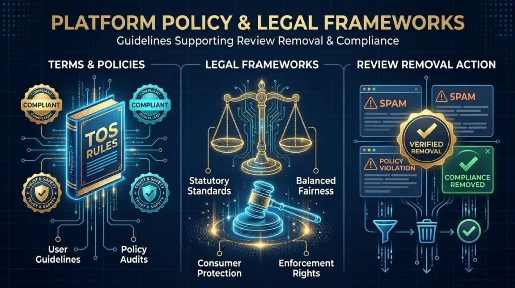 Which Legal and Platform Rules Support Fake Review Removal?
