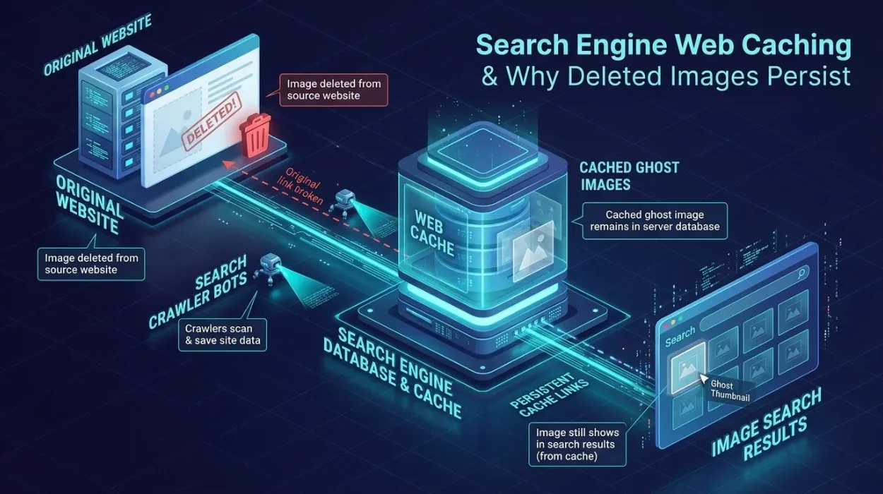 Why Deleted Web Images Still Appear in Google Image Search Results