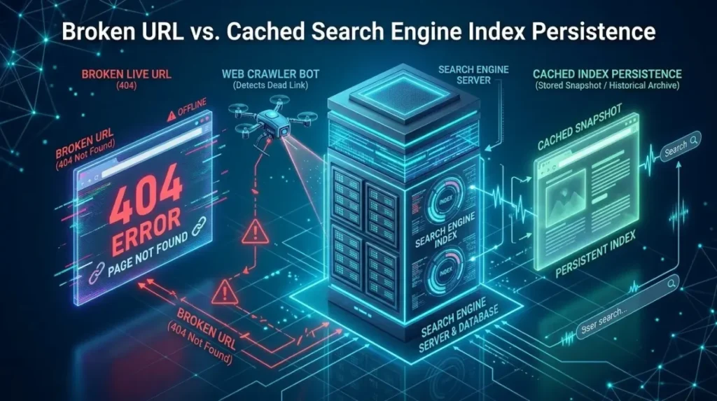 Why Does Google Continue Showing an Image When the Original URL No Longer Works?